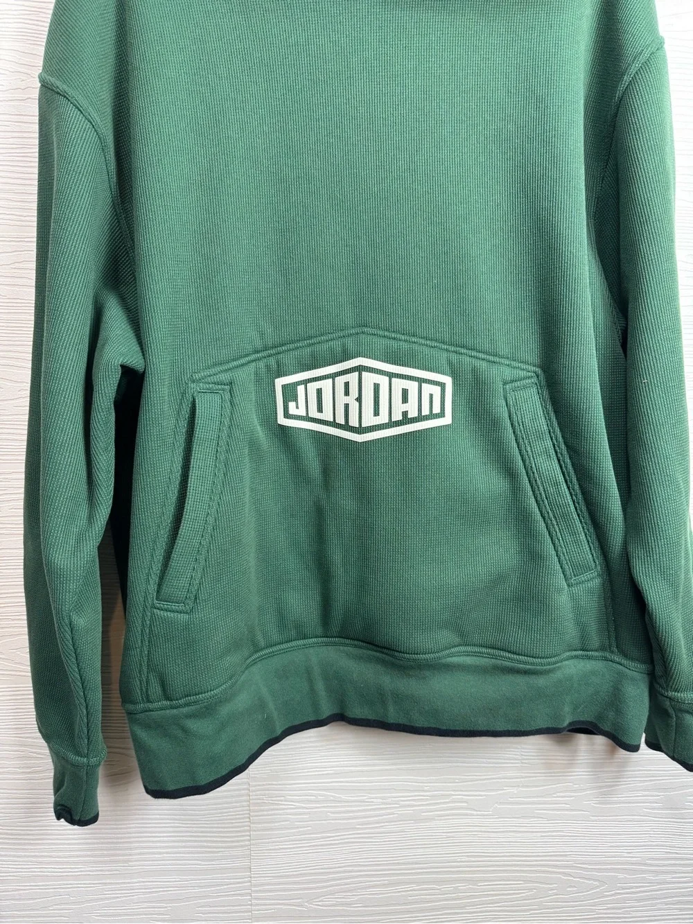 Air Jordan Sport DNA Hoodie Forest Green Pullover Hoodie with Center Logo XXL